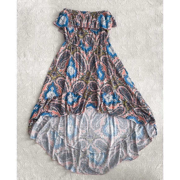 Flowy Sleeveless High-Low Dress - Picture 1 of 4